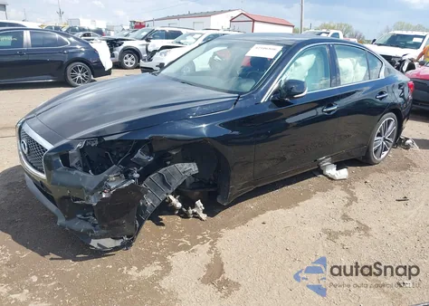 2017 Infiniti Q50 2.0T Sport z USA, uszkodzony, nr VIN JN1CV7AR9HM680850